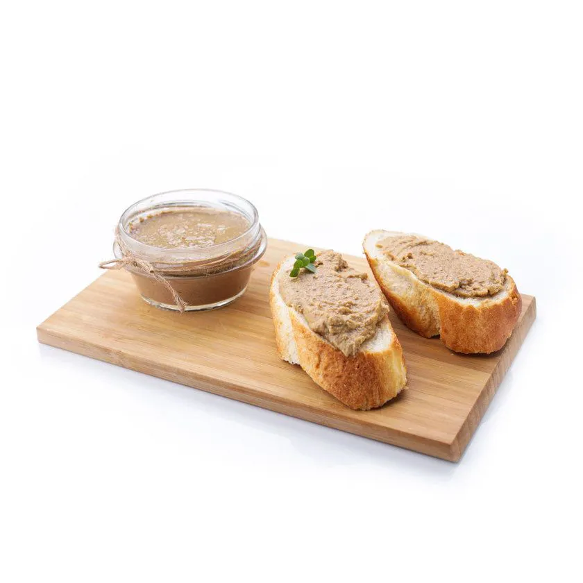 Foie gras, goose liver paste (canned)
