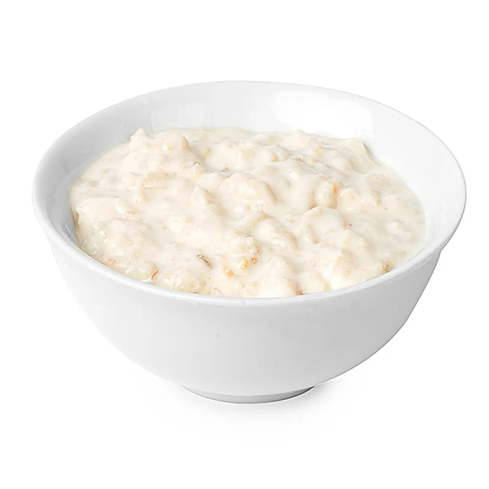 Gachas de arroz con leche (con azúcar)