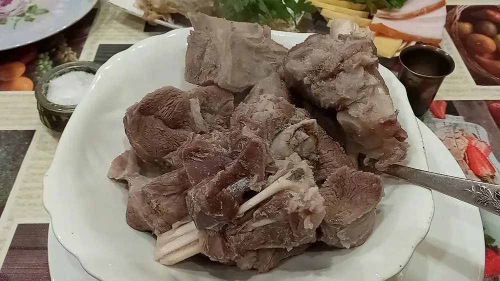 Boiled lamb