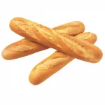 French baguette made from wheat flour
